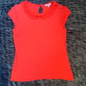 Ted Baker London Scalloped Hem Top